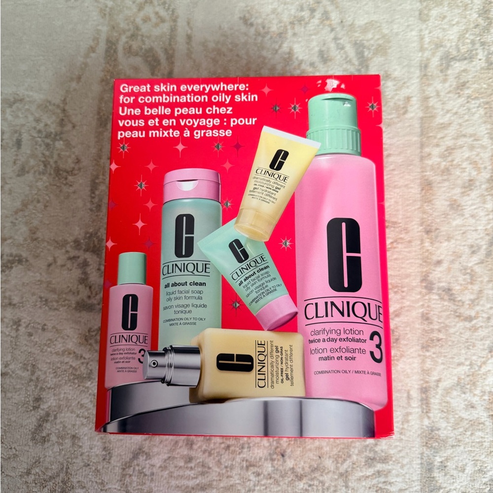 Clinique Great Skin Everywhere Skincare Set For Combination Oily Skin
